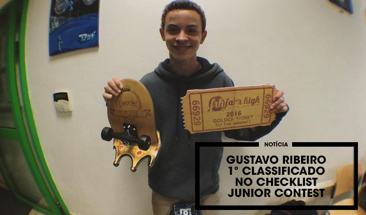 11830Gustavo Ribeiro conquista 1º lugar no Checklist Junior Contest